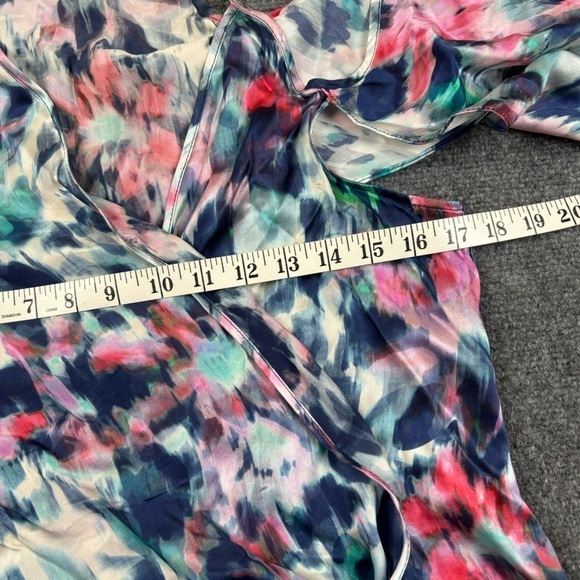 NAKED PRINCESS Women’s 100% Silk Cold shoulder shortie robe size: Medium/Large - Picture 7 of 8